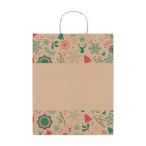 Sac en papier cadeau grand personnalisable Bao Large
