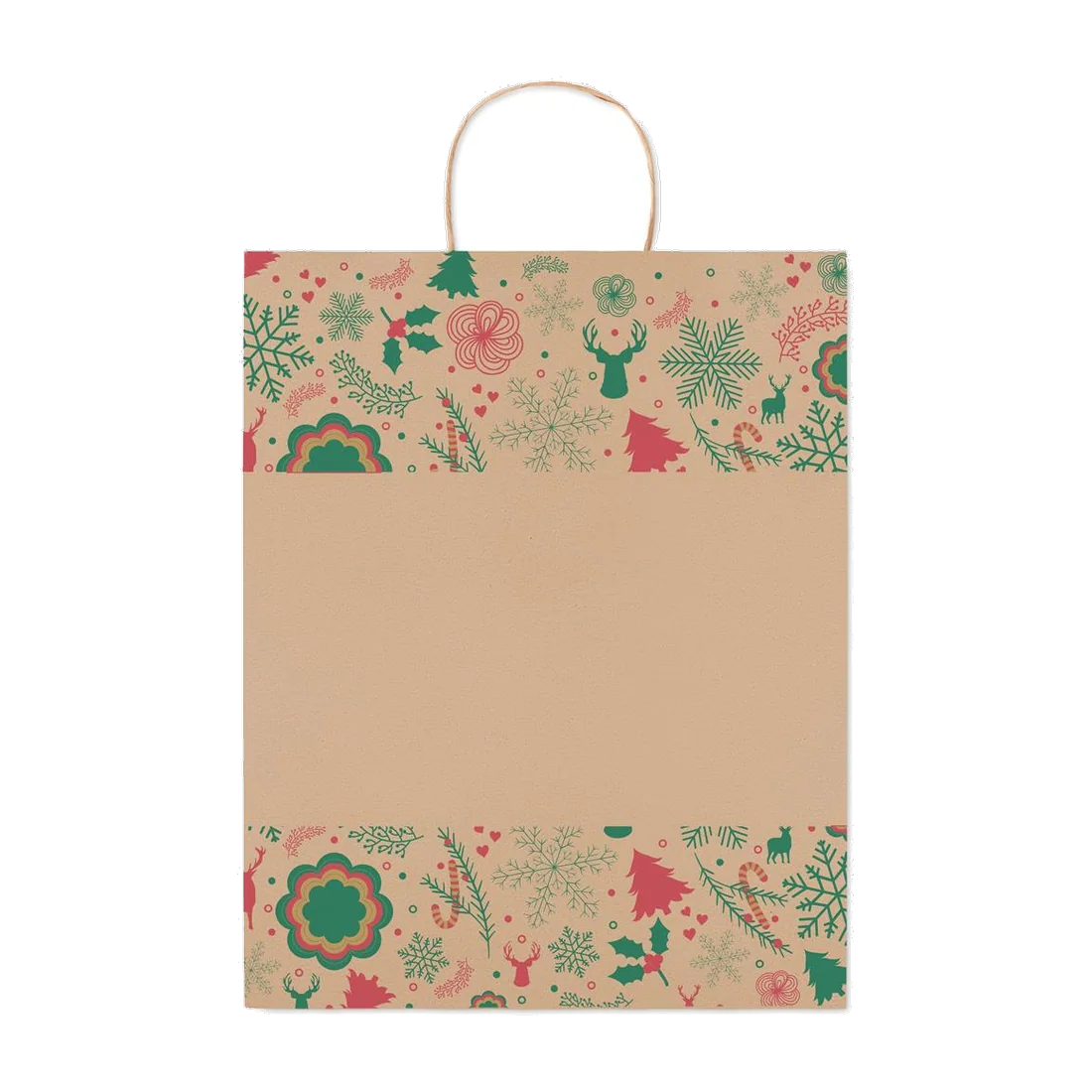Sac en papier cadeau grand personnalisable Bao Large