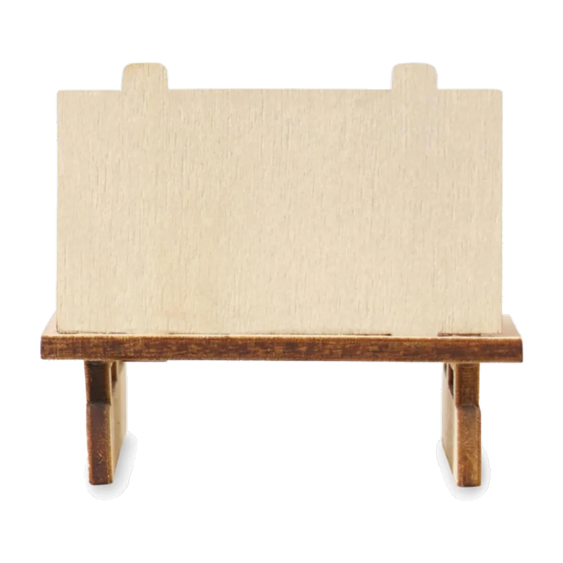 Lutin sur un traîneau en bois, customisable – Frosty Sleigh
