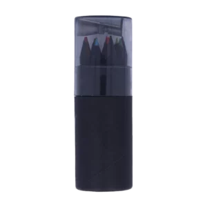 12 crayons de couleurs noirs personnalisable Blocky