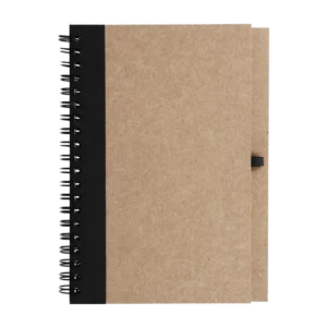 Bloc-notes recyclé et stylo, customisable – Sonora Plus