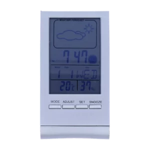 Station météo avec LCD bleu, customisable – Sky
