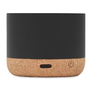Haut-parleur en liège et alu personnalisable Rumba