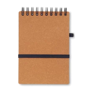 Cahier recyclé et stylo à bille personnalisable Notie