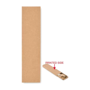 Set d'écriture boîte en papier personnalisable Stox
