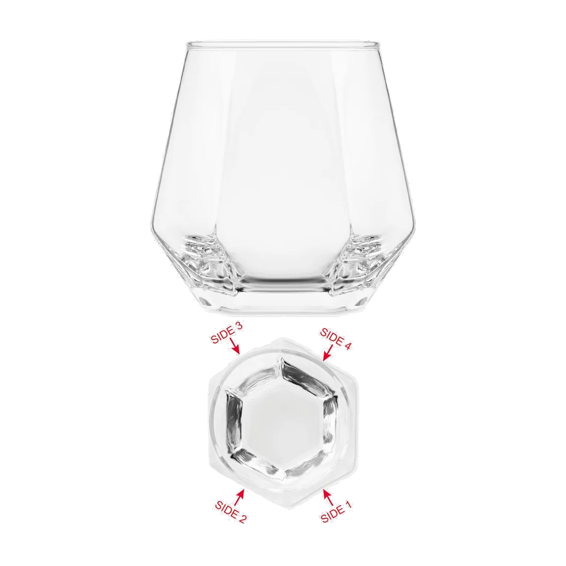 Verre biseauté 300 ml, customisable – Kimbero