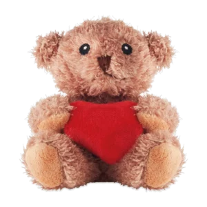 Ours peluche avec cœur, customisable – Cuddle