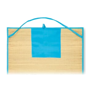 Natte plage paille naturelle personnalisable Rafia