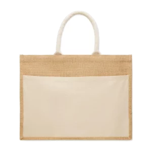 Sac shopping en jute, customisable – Baga
