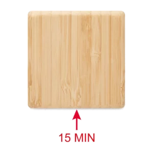 Minuteur en bambou personnalisable Curt