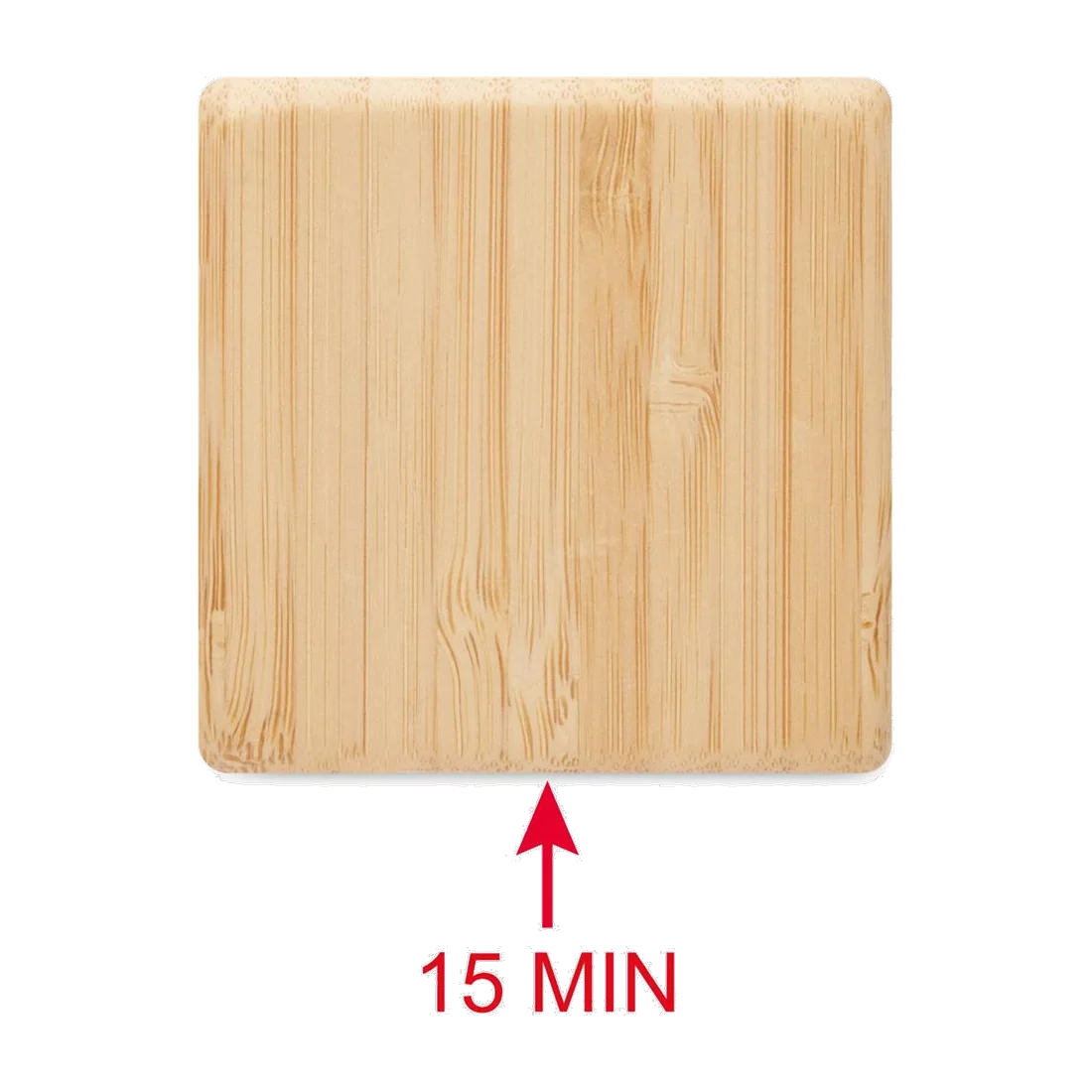 Minuteur en bambou personnalisable Curt