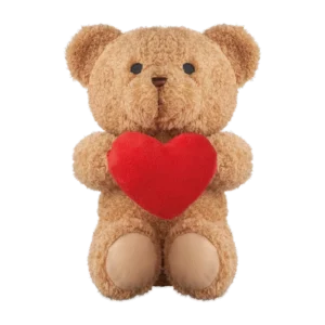 Grand Ourson avec cœur 23cm personnalisable Snuggle