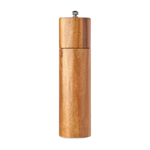 Moulin à sel et à poivre en acacia personnalisable Tucco Set