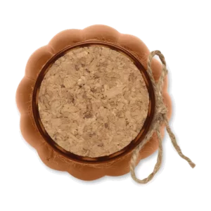 Bougie vanille cire végétale personnalisable Pumkin