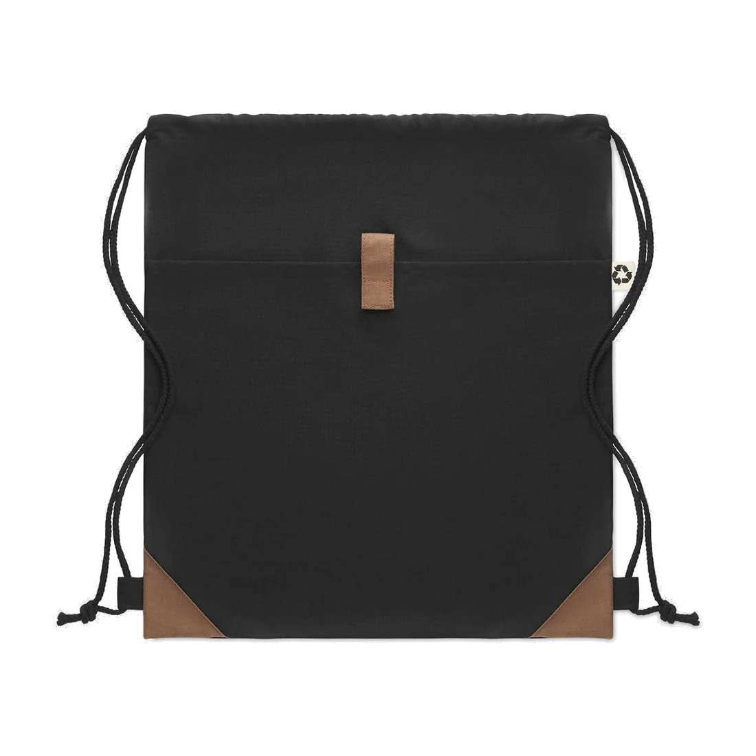 Sac à cordon en coton recyclé, customisable – Panda Bag