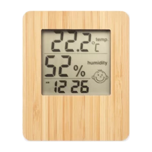 Station météo en bambou personnalisable Suncity