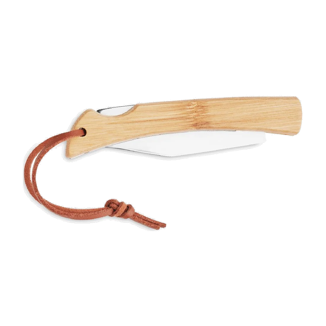 Couteau pliable en bambou personnalisable Mansan