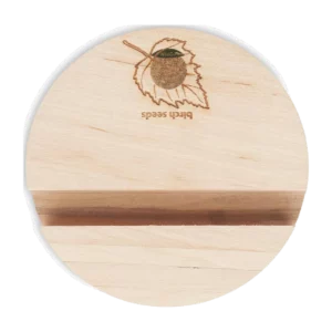 Support de téléphone en bouleau, customisable – Grow Round Stand