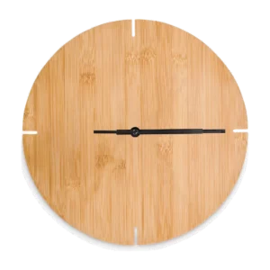 Horloge murale en bambou, customisable – Esfere