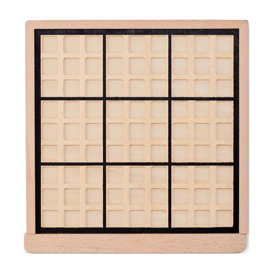 Jeu de plateau sudoku en bois personnalisable