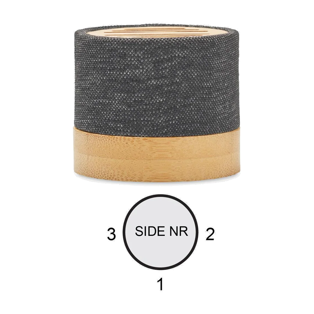 Haut-parleur Bambou RPET personnalisable Bool