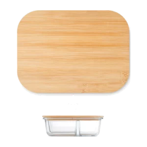 Lunchbox en verre et bambou personnalisable Tundra 3