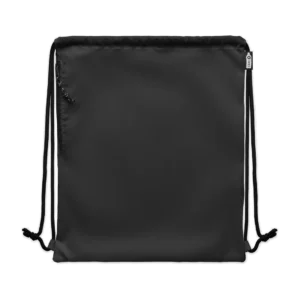 Grand sac à cordon 300D RPET, customisable – Night