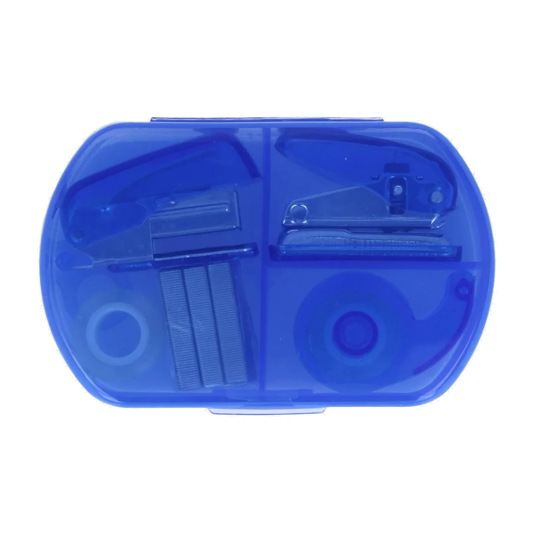 Set papet. en boîte plastique personnalisable Burobox