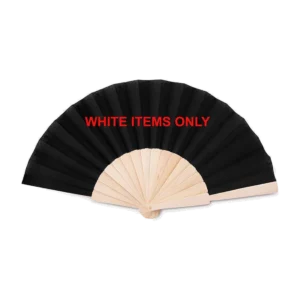 Eventail manuel personnalisable Fanny Wood