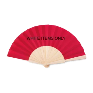 Eventail manuel personnalisable Fanny Wood