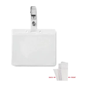 PVC badge holder, customisable – Clipbadge