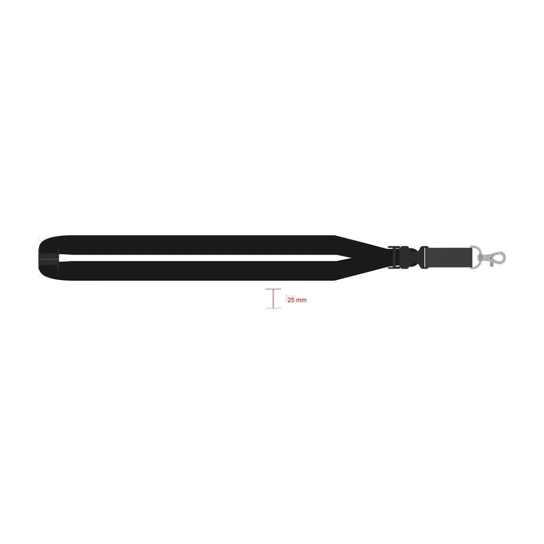 Lanyard crochet métal 25mm, customisable – Wide Lany