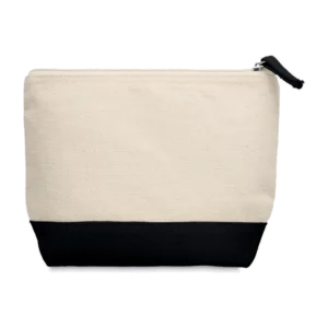 Trousse en coton bicolore personnalisable Kleuren