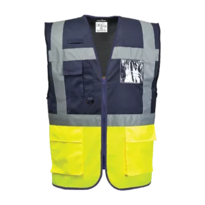 Paris Hi-Vis Contrast Executive Vest, customisable – Portwest