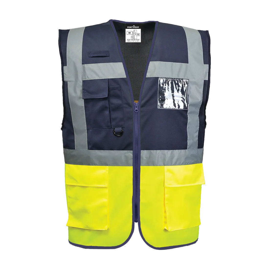Paris Hi-Vis Contrast Executive Vest, customisable – Portwest