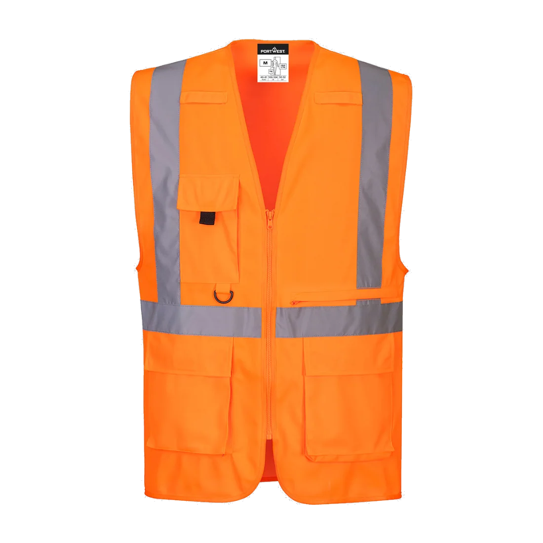 Gilet Executive haute visibilité avec poche pour tablette personnalisable Portwest