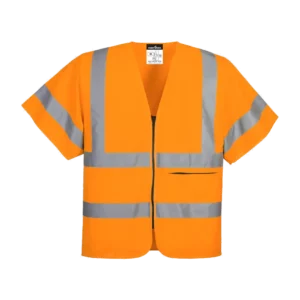 Hi-Vis Band and Brace Zip Vest S/S, customisable – Portwest