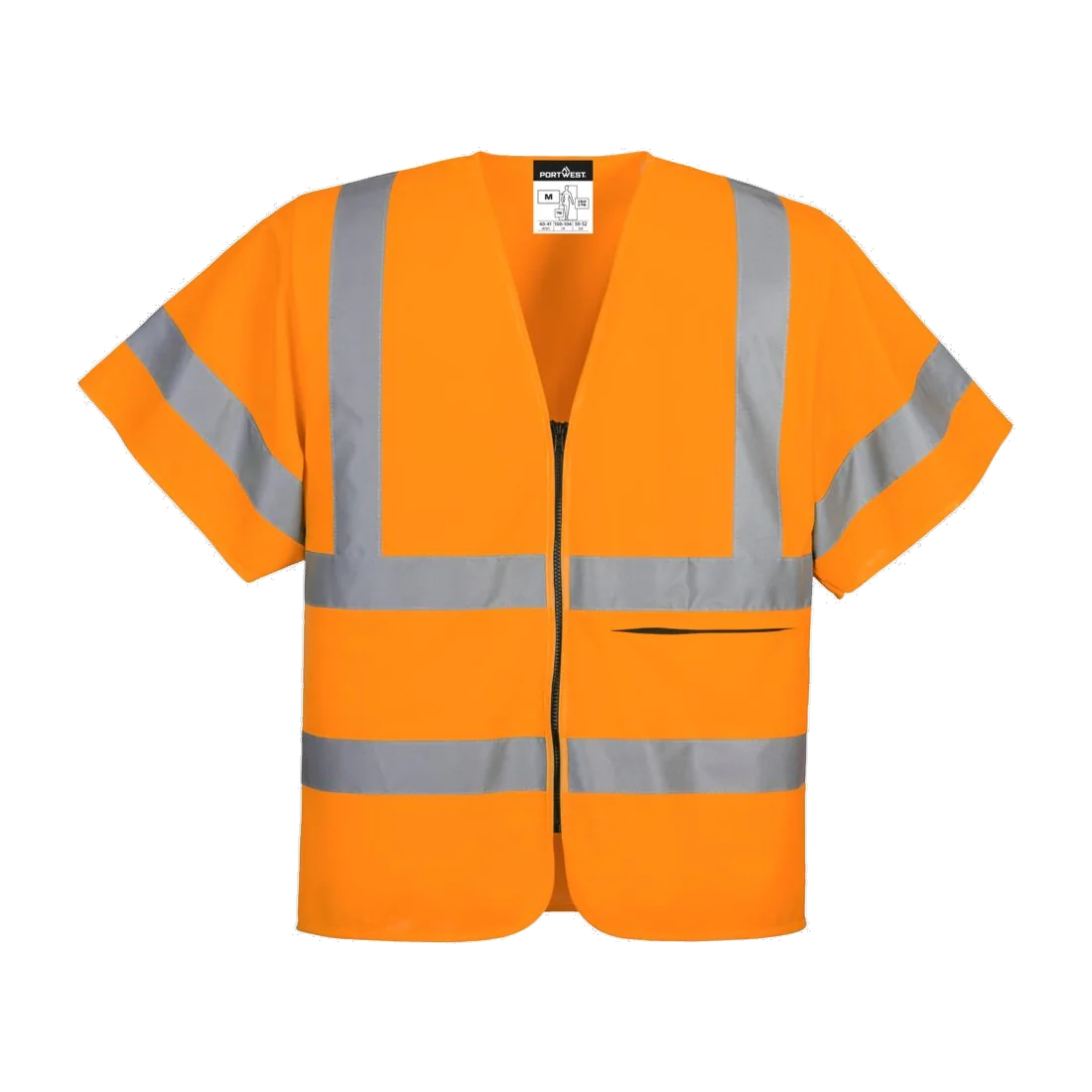 Gilet zippé à demi-manches personnalisable Portwest