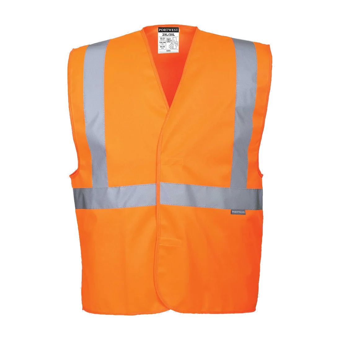 Gilet à bandes et à bretelles Hi-Vis personnalisable Portwest