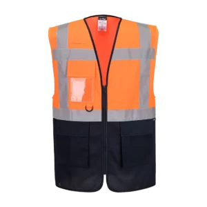 Essential Gilet Exécutif Contrasté Haute Visibilité personnalisable Portwest