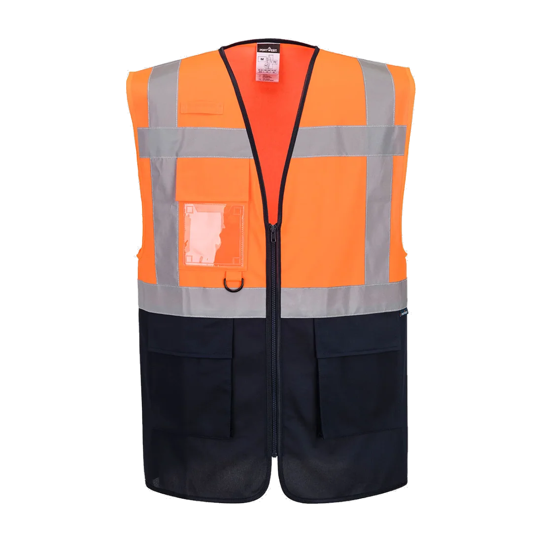 Essential Gilet Exécutif Contrasté Haute Visibilité personnalisable Portwest