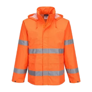 Essential Hi-Vis Rain Jacket, customisable – Portwest