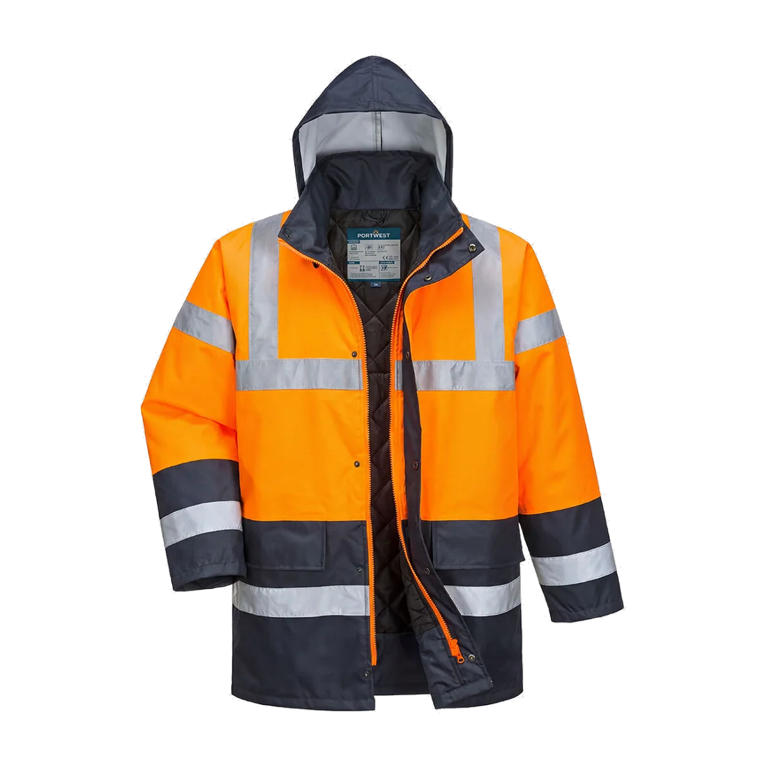 Essential Veste de Circulation Hivernale Contrastée Haute Visibilité personnalisable Portwest