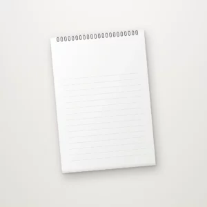 Custom spiral notepad