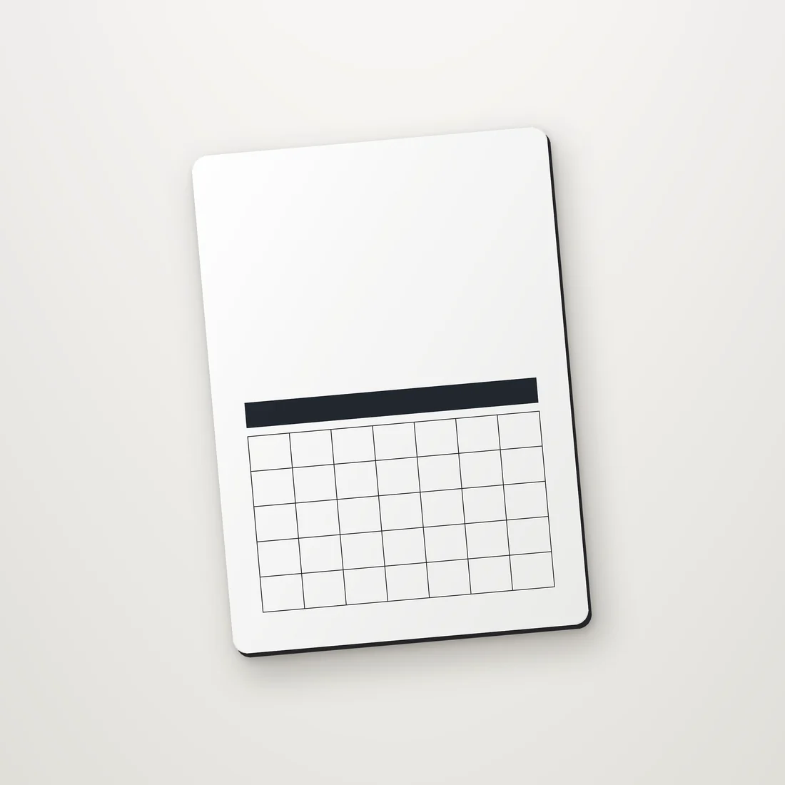 Custom magnetic calendar