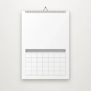 Custom wall calendar