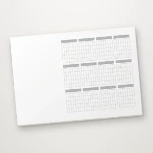 Custom desk pad calendar