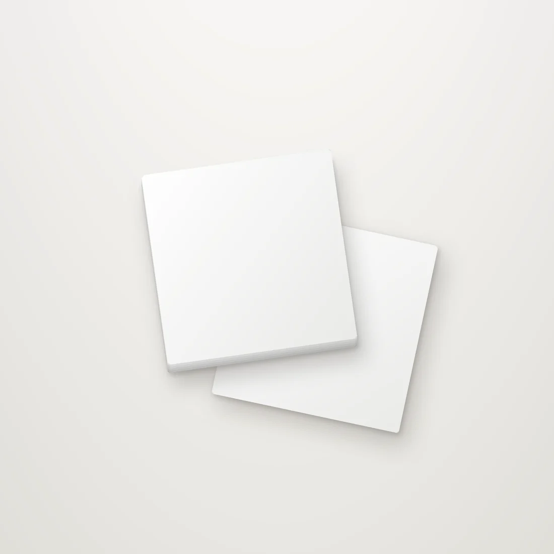 Custom square business card
