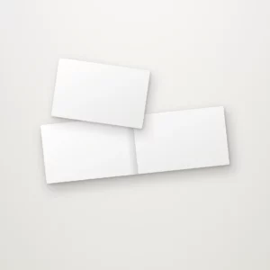 Custom folded business card