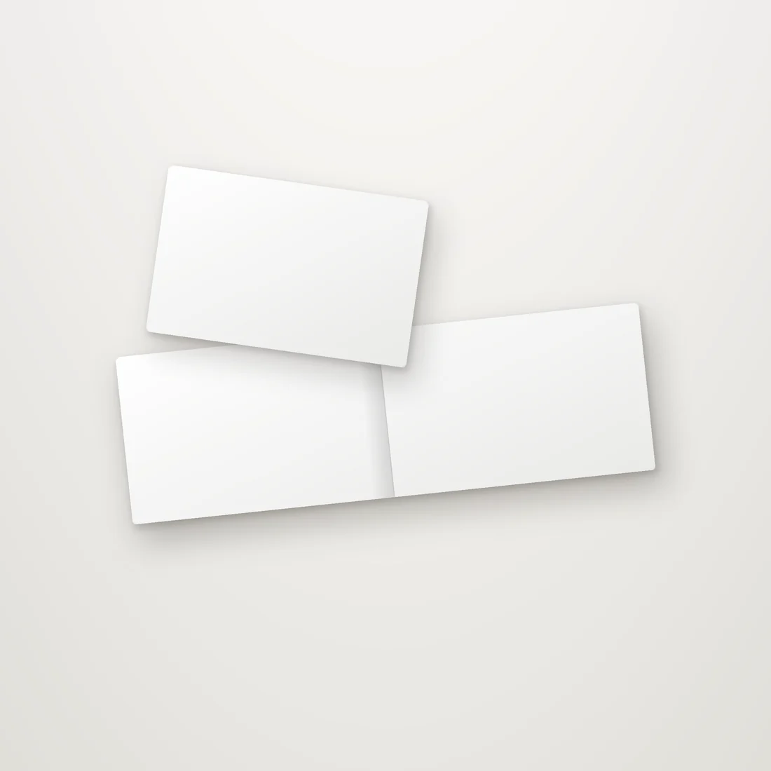 Custom folded business card